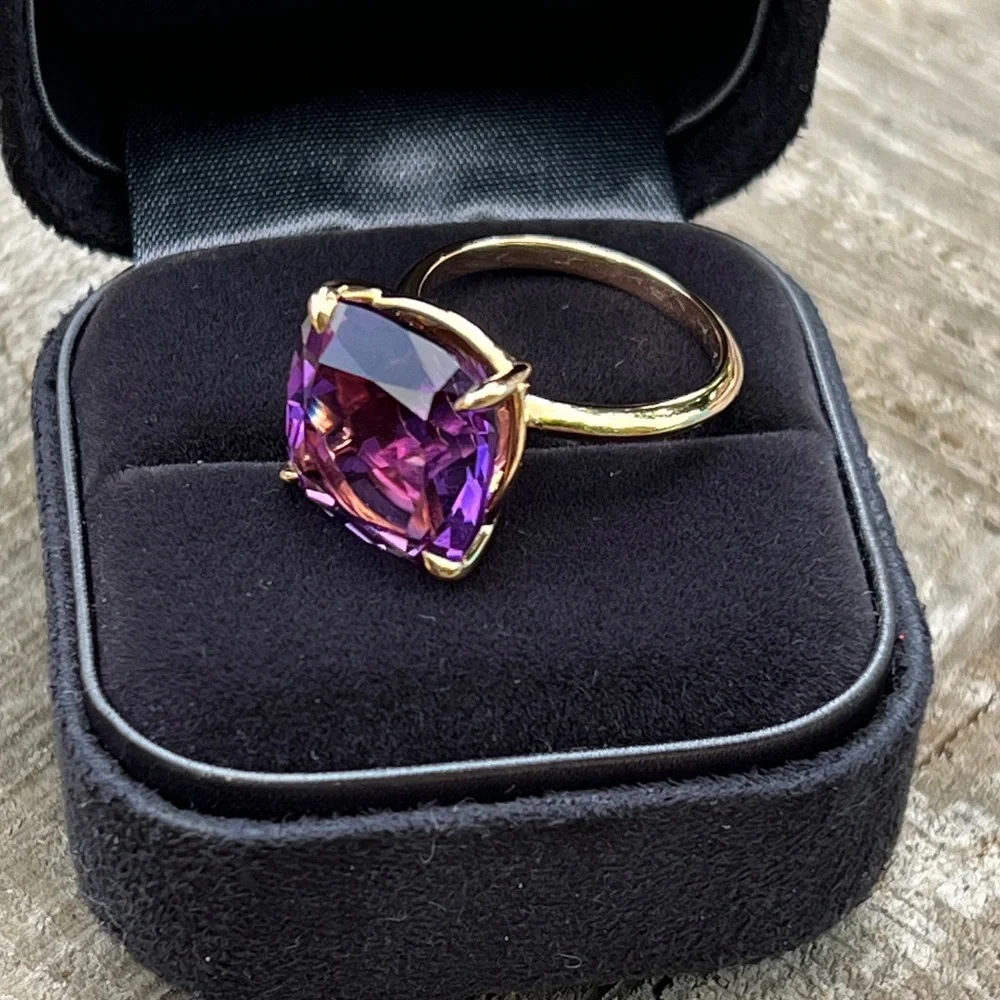 Tiffany & Co. amethyst sparkler ring